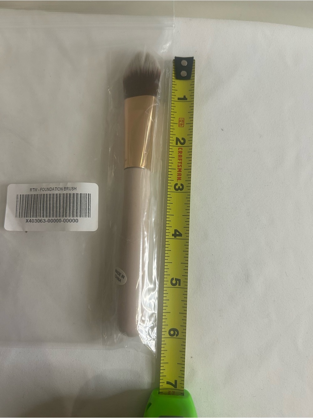 Ready to wear Foundation Brush with Gold Ferrule